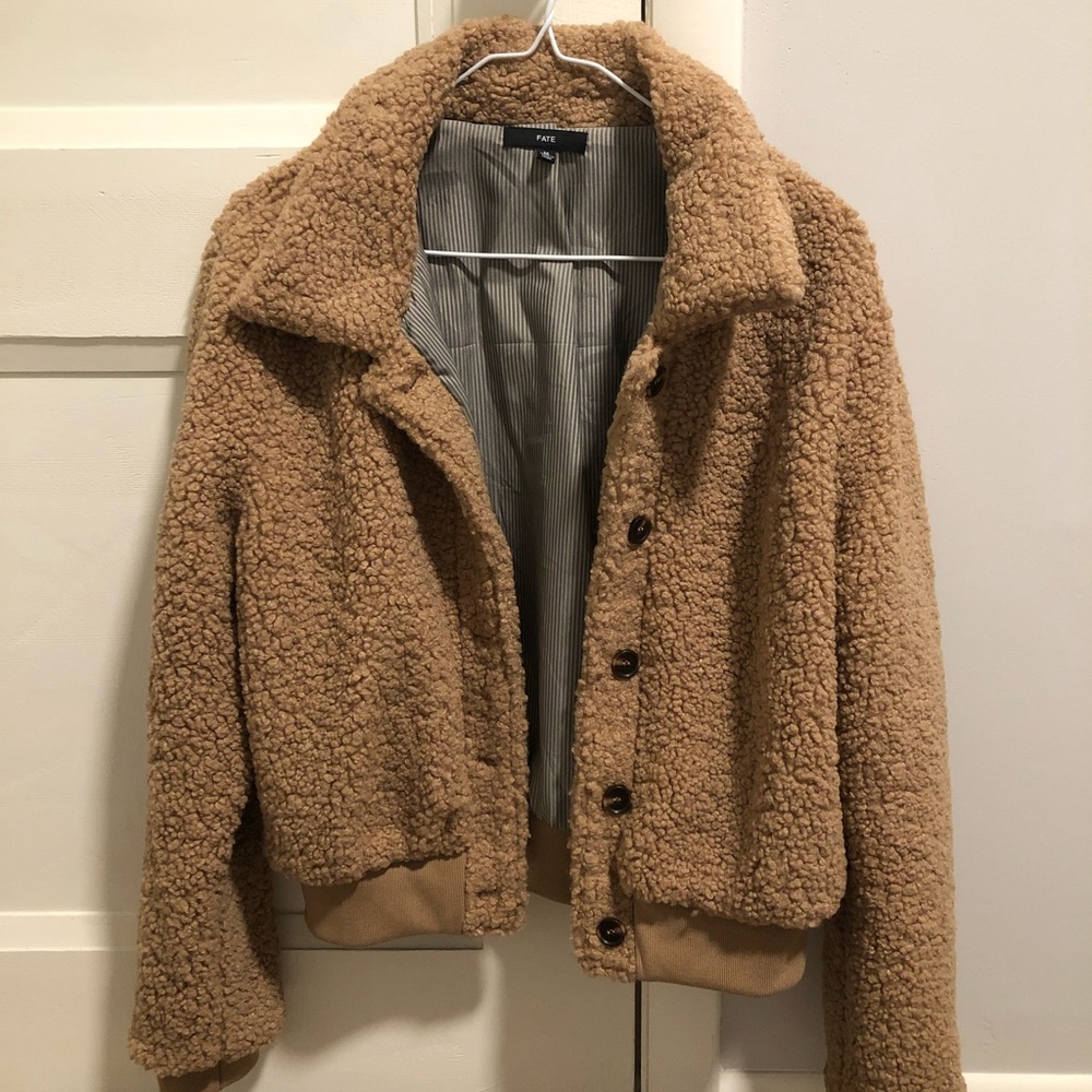 Teddy Button Down Jacket